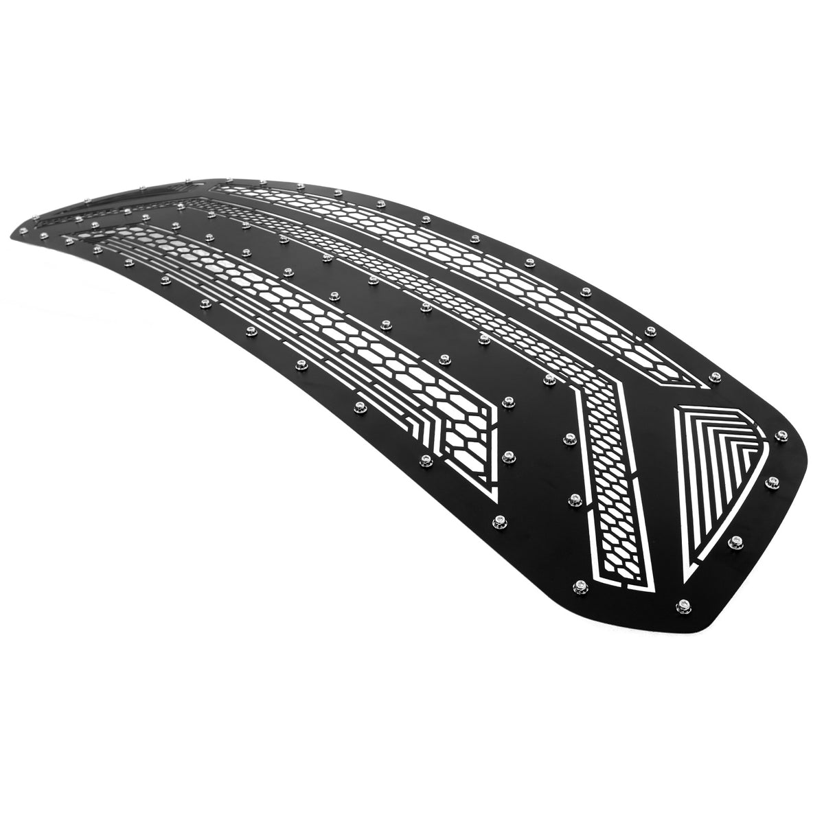 Stainless Steel Main Upper Sheet Grille 2013-2017 Ram 1500 Not For Rebel/2018 Ram 1500 Not For Rebel & Sport & Laramie Longhorn & Laramie Limited/2019-2021 Ram 1500 Classic Only GR04DEI86N
