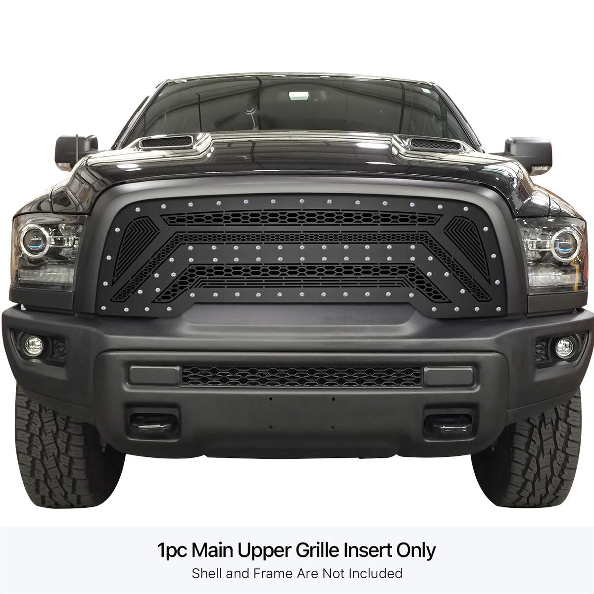 Stainless Steel Main Upper Sheet Grille 2015-2018 Ram 1500 Rebel GR04DFC77N