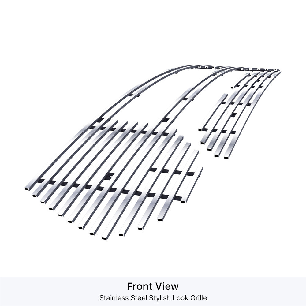 Stainless Steel Main Upper Stainless Steel Billet Grille 2021-2024 Ram 1500 TRX GR04FEB31S
