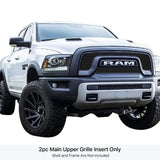 Stainless Steel Main Upper Black Stainless Steel Billet Grille 2015-2018 Ram 1500 Rebel GR04FEB55J