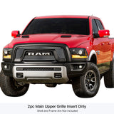 Stainless Steel Main Upper Stainless Steel Billet Grille 2015-2018 Ram 1500 Rebel GR04FEB55S