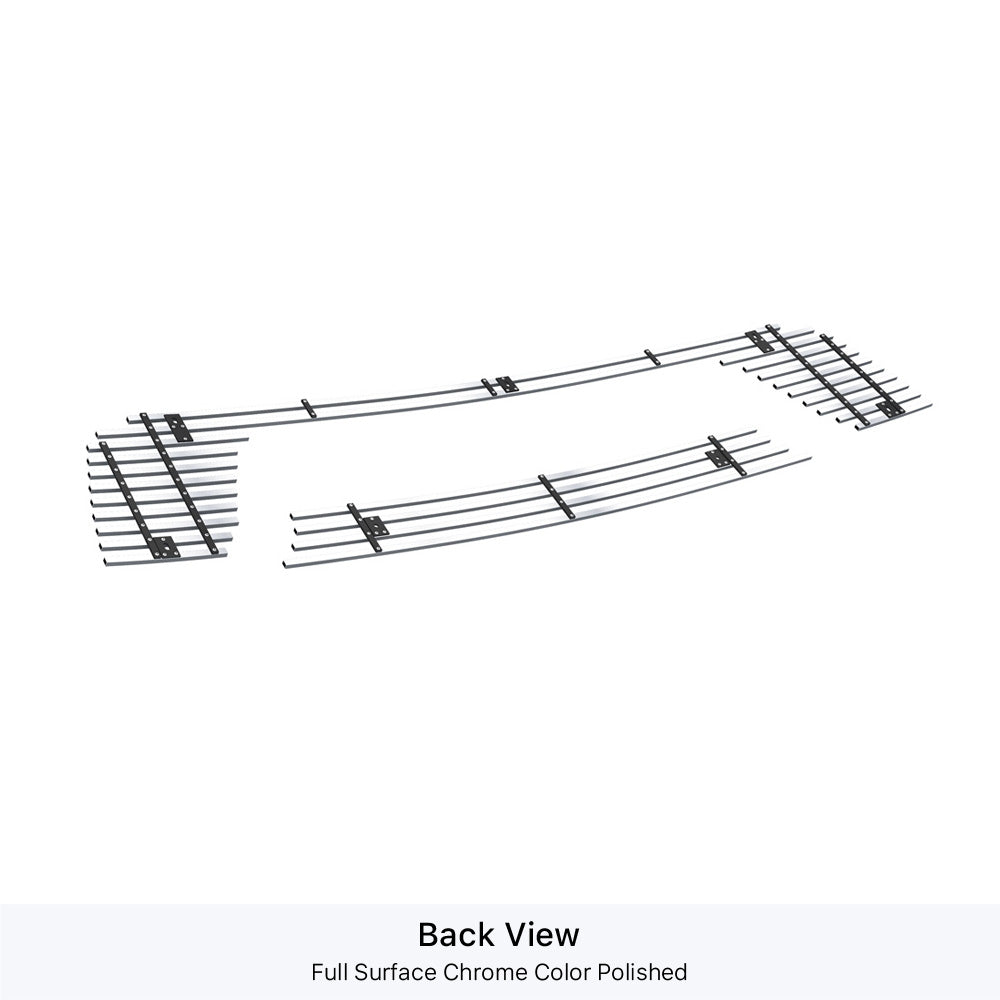 Stainless Steel Main Upper Stainless Steel Billet Grille 2015-2018 Ram 1500 Rebel GR04FEB55S