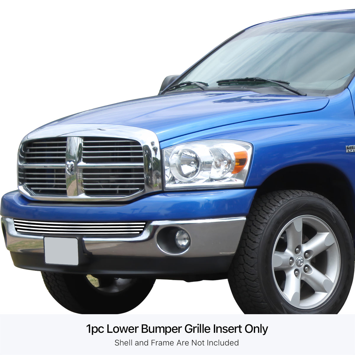 Stainless Steel Lower Bumper Stainless Steel Billet Grille Dodge Ram 1500\Dodge Ram 2500\Dodge Ram 3500 GR04FEC75S