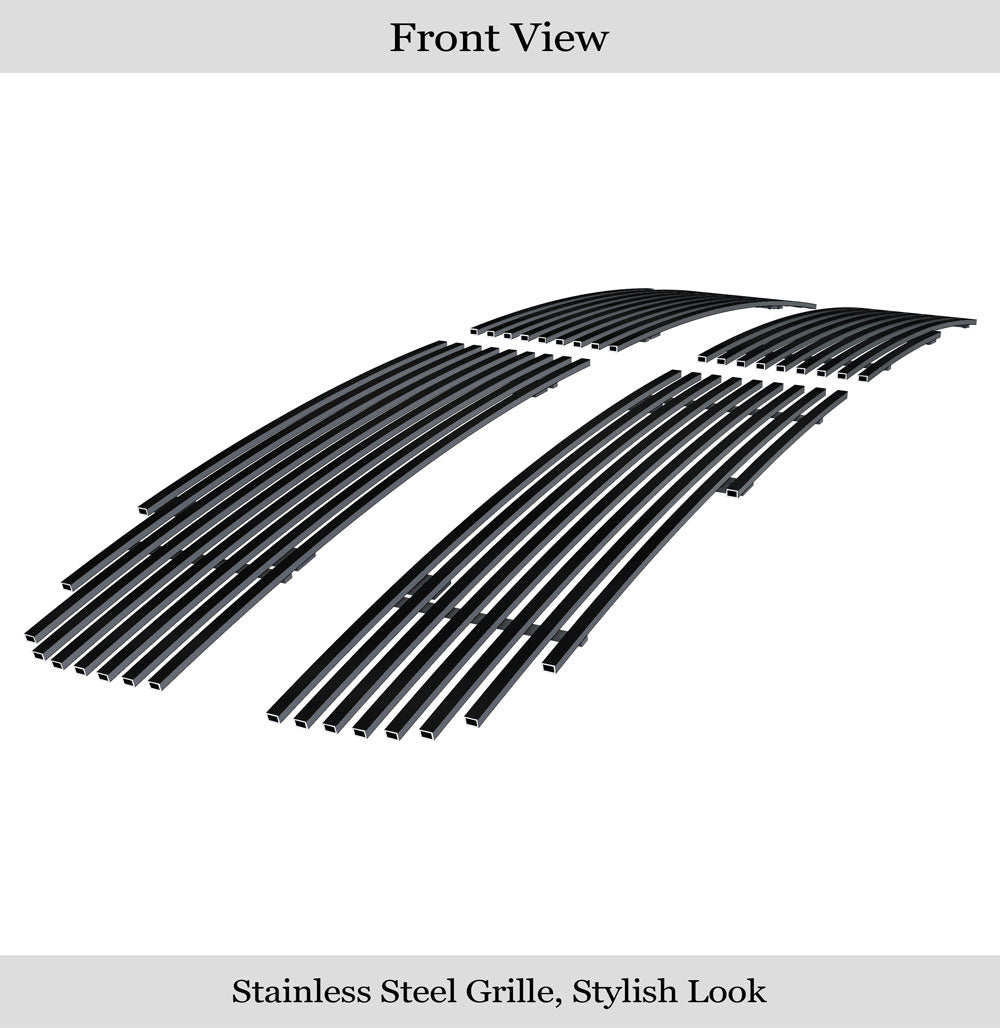 Stainless Steel Main Upper Black Stainless Steel Billet Grille 2006-2008 Ram 1500 /2006-2009 Dodge Ram 2500 /2006-2009 Dodge Ram 3500 GR04FEG19J
