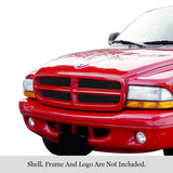 Stainless Steel Main Upper Black Stainless Steel Billet Grille 1997-2004 Dodge Dakota /1997-2003 Dodge Durango GR04FEG30J