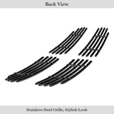 Stainless Steel Main Upper Black Stainless Steel Billet Grille 1997-2004 Dodge Dakota /1997-2003 Dodge Durango GR04FEG30J