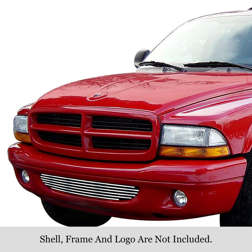 Stainless Steel Lower Bumper Stainless Steel Billet Grille 1997-2004 Dodge Dakota /1998-2003 Dodge Durango GR04FEH10S