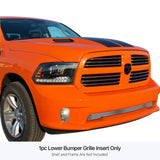 Stainless Steel Lower Bumper Stainless Steel Billet Grille 2013-2018 Ram 1500 Express And Sport Model/2019-2021 Ram 1500 Classic Express And Sport Model Only GR04FEI20S