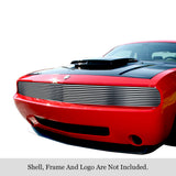 Stainless Steel Main Upper Stainless Steel Billet Grille 2009-2014 Dodge Challenger Phantom GR04FEI89S