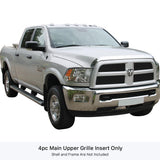 Stainless Steel Main Upper Black Stainless Steel Billet Grille 2013-2018 Ram 2500 /2013-2018 Ram 3500 GR04FFC31J