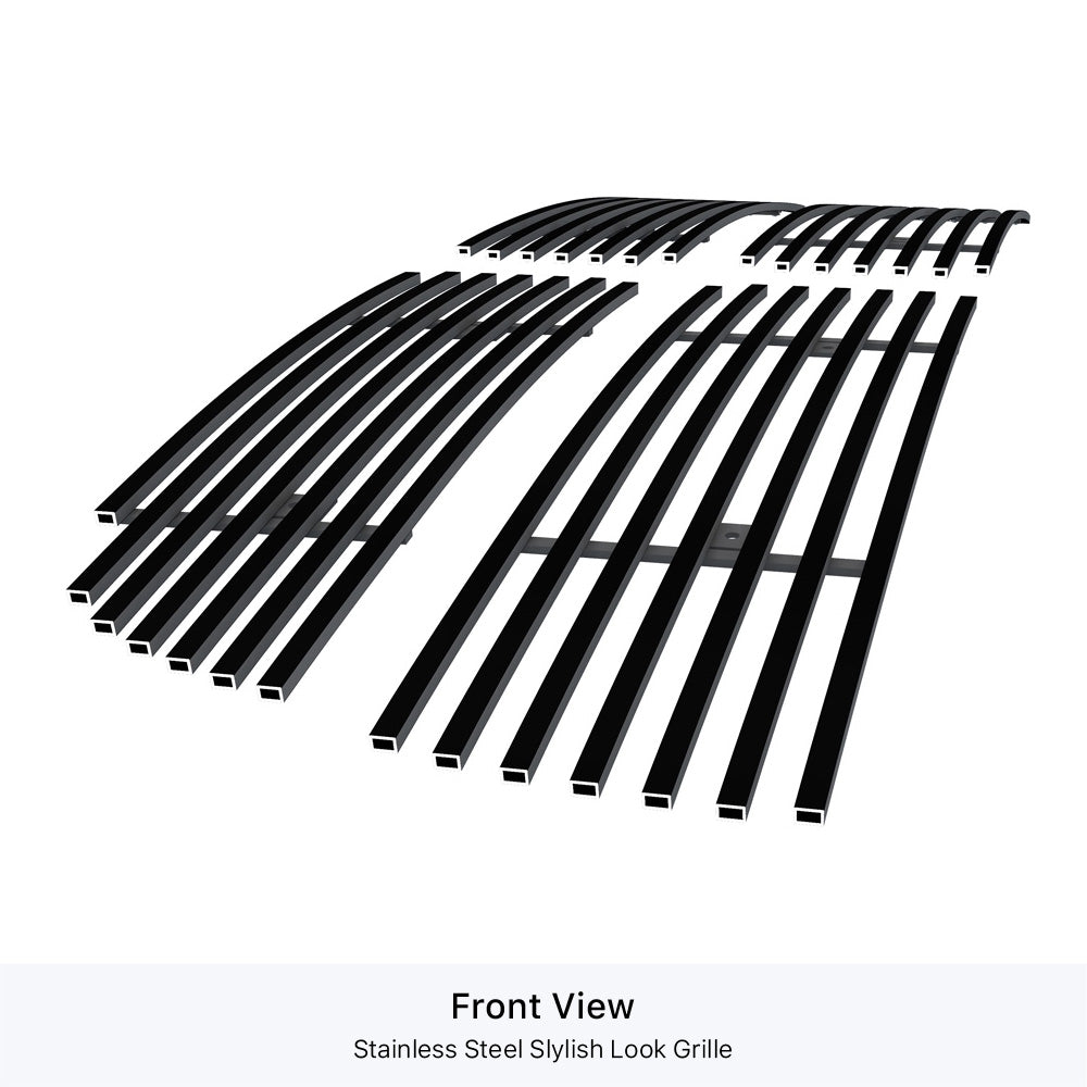 Stainless Steel Main Upper Black Stainless Steel Billet Grille 2013-2018 Ram 2500 /2013-2018 Ram 3500 GR04FFC31J