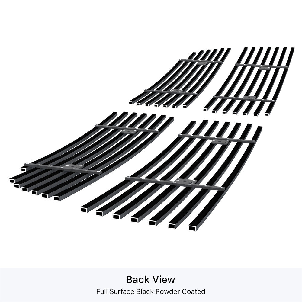 Stainless Steel Main Upper Black Stainless Steel Billet Grille 2013-2018 Ram 2500 /2013-2018 Ram 3500 GR04FFC31J