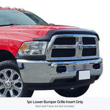 Stainless Steel Lower Bumper Stainless Steel Billet Grille 2010-2018 Ram 2500 Tow Hook Show/ 2010-2018 Ram 3500 Tow Hook Show GR04FFC32S