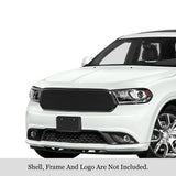 Stainless Steel Main Upper Black Stainless Steel Billet Grille 2014-2017 Dodge Durango/2018 Dodge Durango Not for RT and SRT Model/2019-2020 Dodge Durango Not for GT and RT and SRT GR04FFC47J