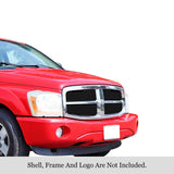 Stainless Steel Main Upper Black Stainless Steel Billet Grille 2004-2006 Dodge Durango GR04FFD44J
