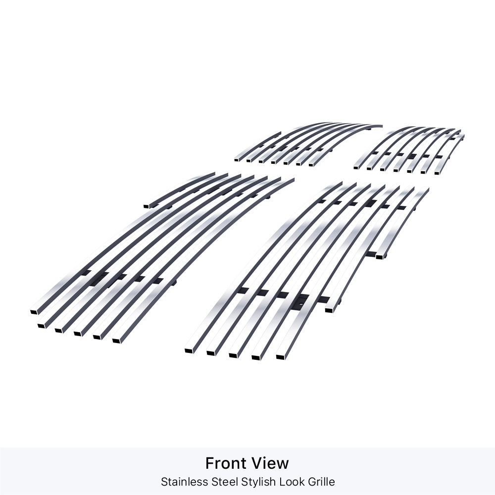 Stainless Steel Main Upper Stainless Steel Billet Grille 2004-2006 Dodge Durango GR04FFD44S