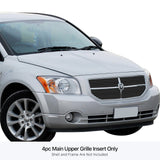 Stainless Steel Main Upper Black Stainless Steel Billet Grille 2006-2012 Dodge Caliber GR04FFD72J