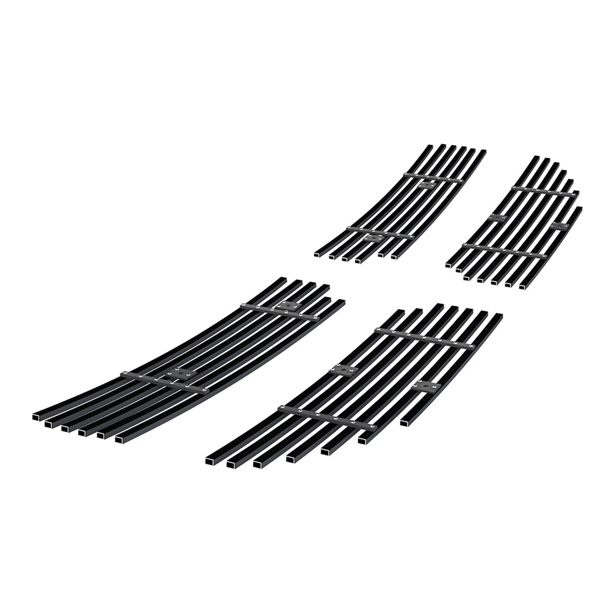Stainless Steel Main Upper Black Stainless Steel Billet Grille 2006-2012 Dodge Caliber GR04FFD72J