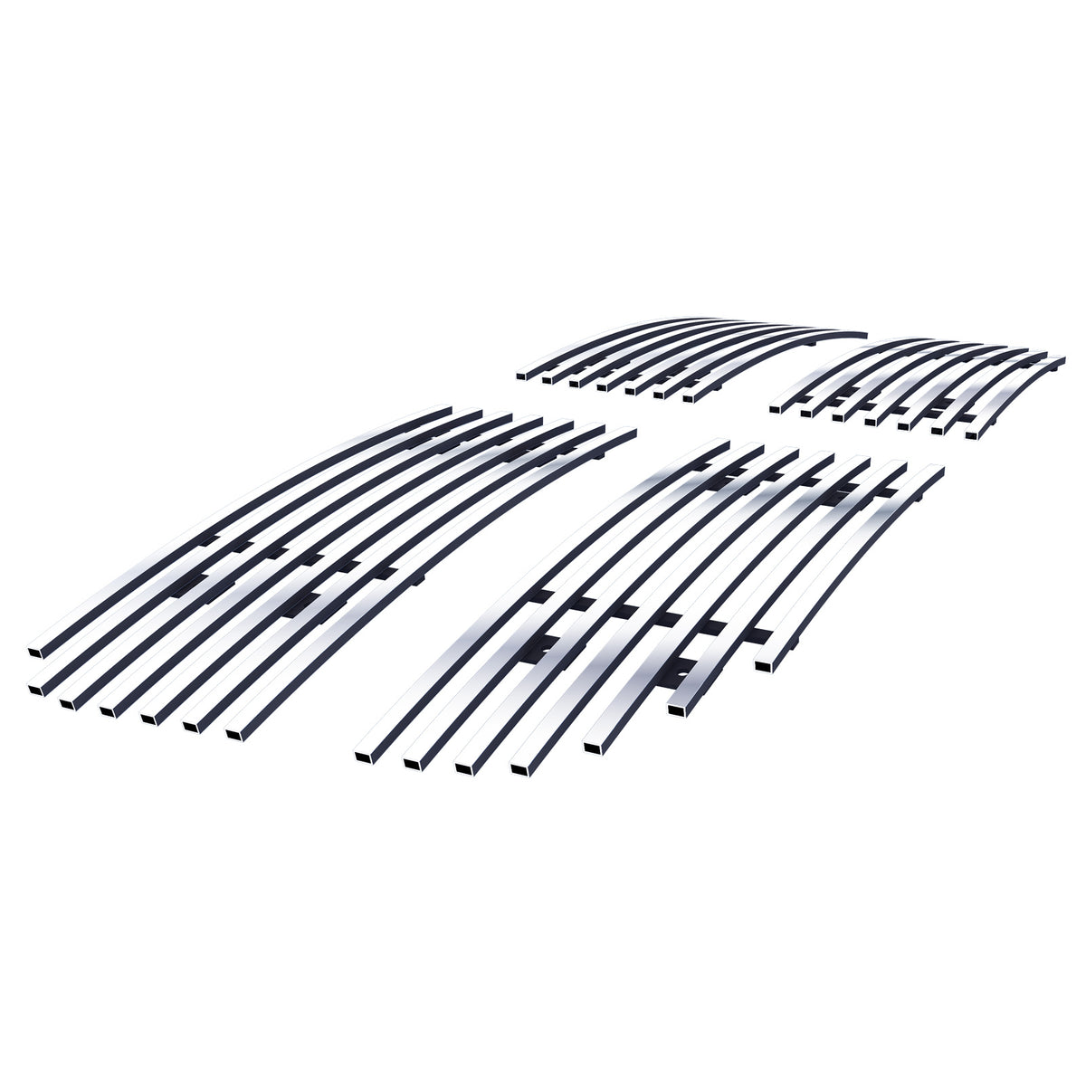 Stainless Steel Main Upper Stainless Steel Billet Grille 2007-2011 Dodge Nitro GR04FFD73S