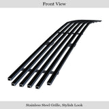 Stainless Steel Main Upper Black Stainless Steel Billet Grille 2009-2014 Dodge Challenger GR04FFF07J