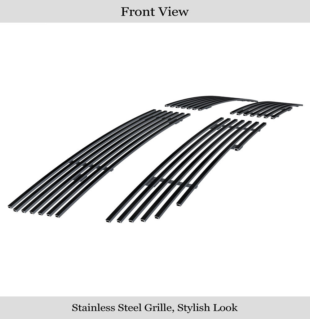 Stainless Steel Main Upper Black Stainless Steel Billet Grille 2009-2012 Dodge Ram 1500 Honeycomb Style Only GR04FFF13J