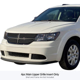 Stainless Steel Main Upper Black Stainless Steel Billet Grille 2011-2020 Dodge Journey GR04FFH76J