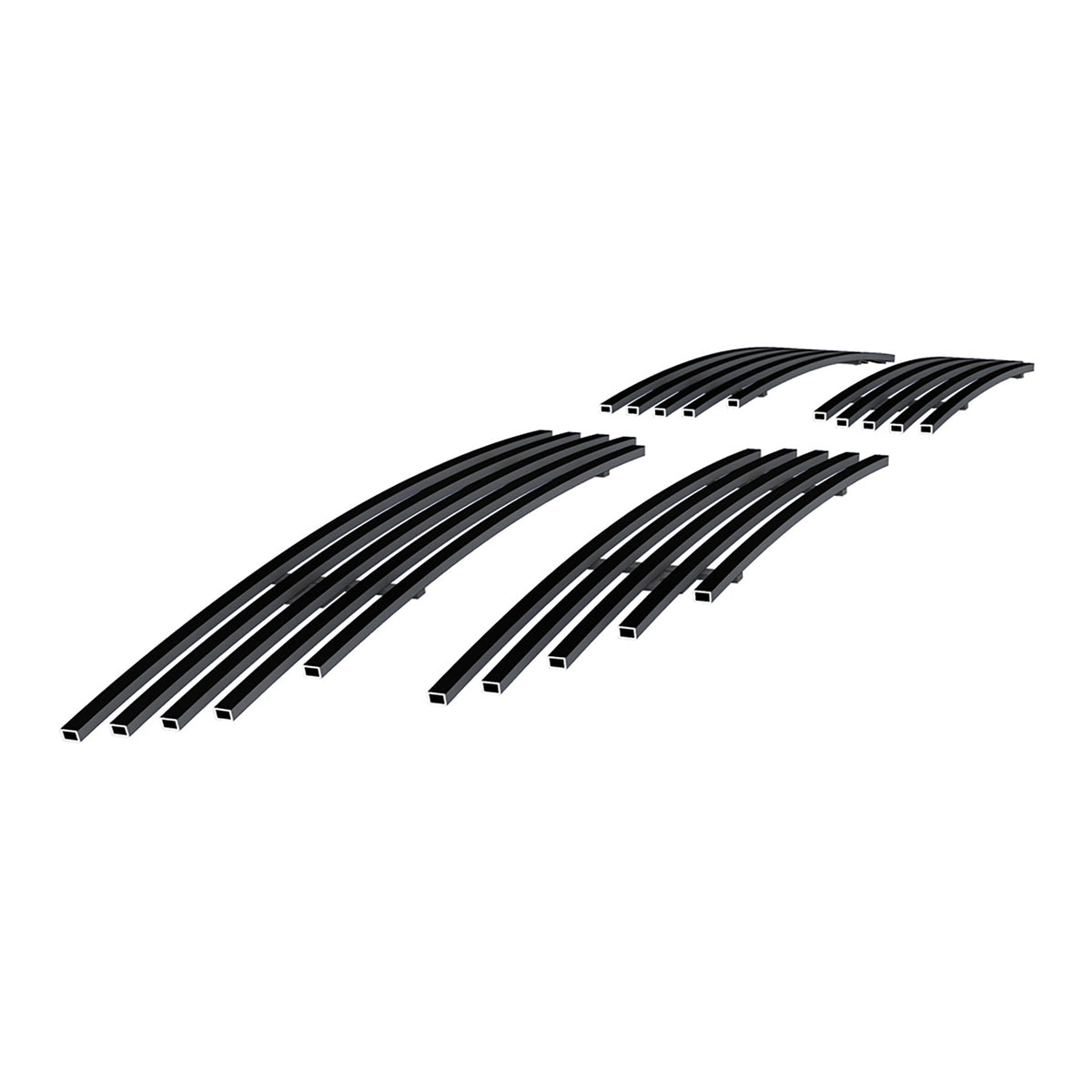 Stainless Steel Main Upper Black Stainless Steel Billet Grille 2011-2020 Dodge Journey GR04FFH76J