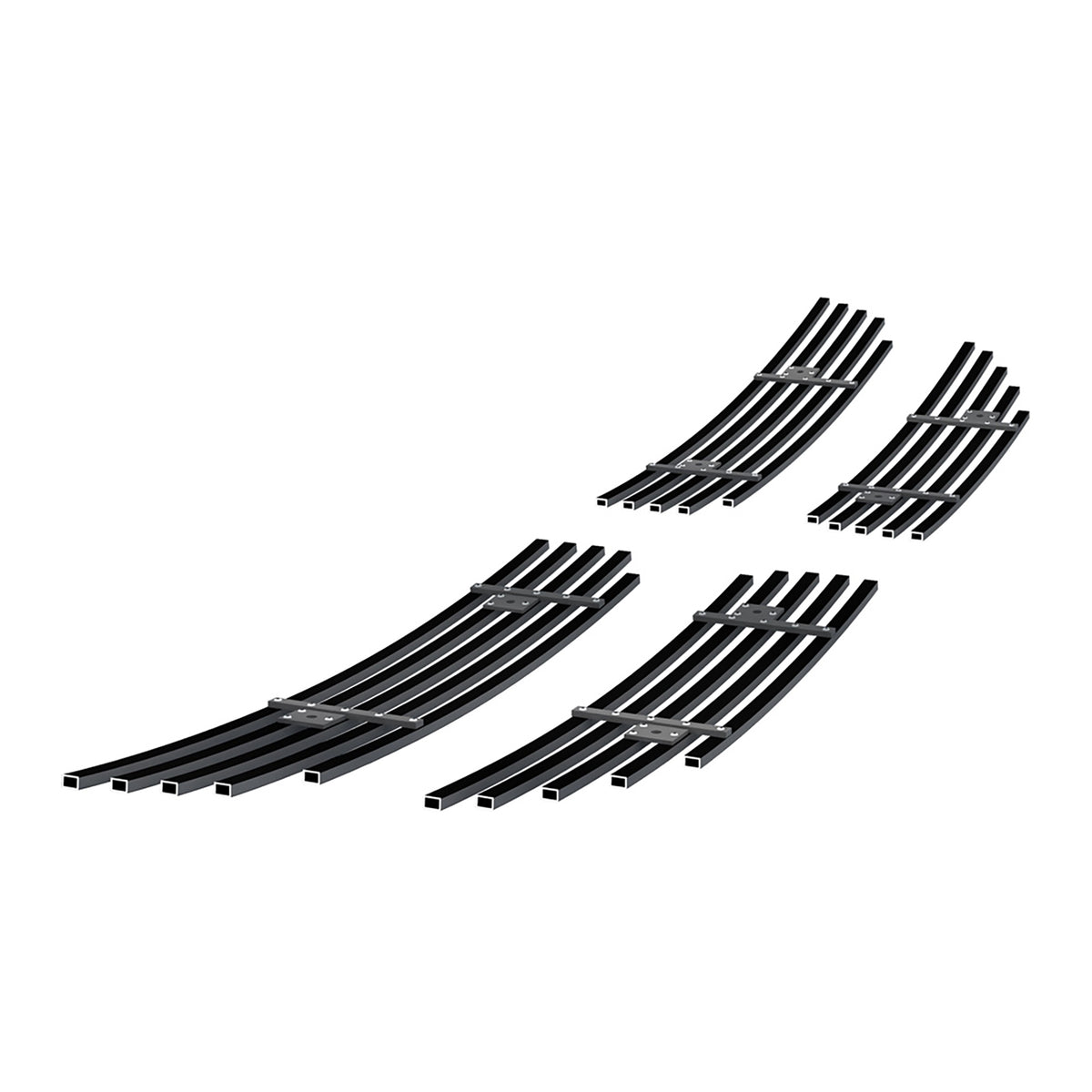 Stainless Steel Main Upper Black Stainless Steel Billet Grille 2011-2020 Dodge Journey GR04FFH76J