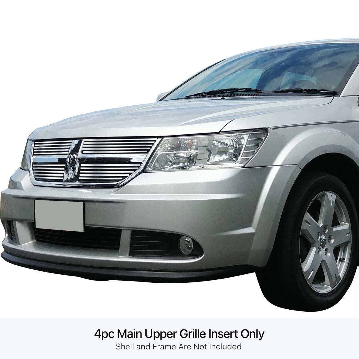 Stainless Steel Main Upper Stainless Steel Billet Grille 2011-2020 Dodge Journey GR04FFH76S