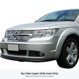 Stainless Steel Main Upper Stainless Steel Billet Grille 2011-2020 Dodge Journey GR04FFH76S