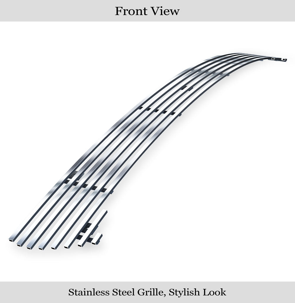 Stainless Steel Main Upper Stainless Steel Billet Grille 2015-2018 Dodge Charger (Only for Daytona and RT SCAT pack and Daytona 392 and SRT 392 and SRT Hellcat) / 2019 Dodge Charger Only for GT and RT GR04FFJ32S