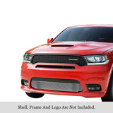 Stainless Steel Lower Bumper Stainless Steel Billet Grille 2018 Dodge Durango Only for RT and SRT Without Adaptive Cruise Control/2019-2020 Dodge Durango Only for GT and RT and SRT Without Adaptive Cruise Control GR04FFJ37C