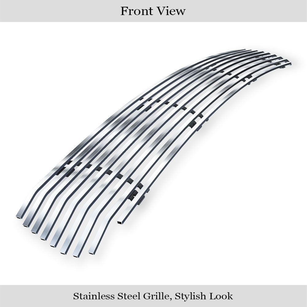 Stainless Steel Lower Bumper Stainless Steel Billet Grille 2018 Dodge Durango Only for RT and SRT Without Adaptive Cruise Control/2019-2020 Dodge Durango Only for GT and RT and SRT Without Adaptive Cruise Control GR04FFJ37C