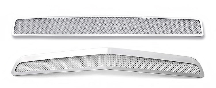 Stainless Steel Main Upper + Lower Bumper Mesh Grille 2011-2014 Dodge Challenger GR04GAB18T