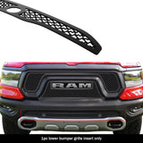 Stainless Steel Lower Bumper Black Wire Mesh Grille 2019-2024 Ram 1500 Rebel with front sensor/ 2021-2024 Ram 1500 TRX with front sensor GR04GEB05K
