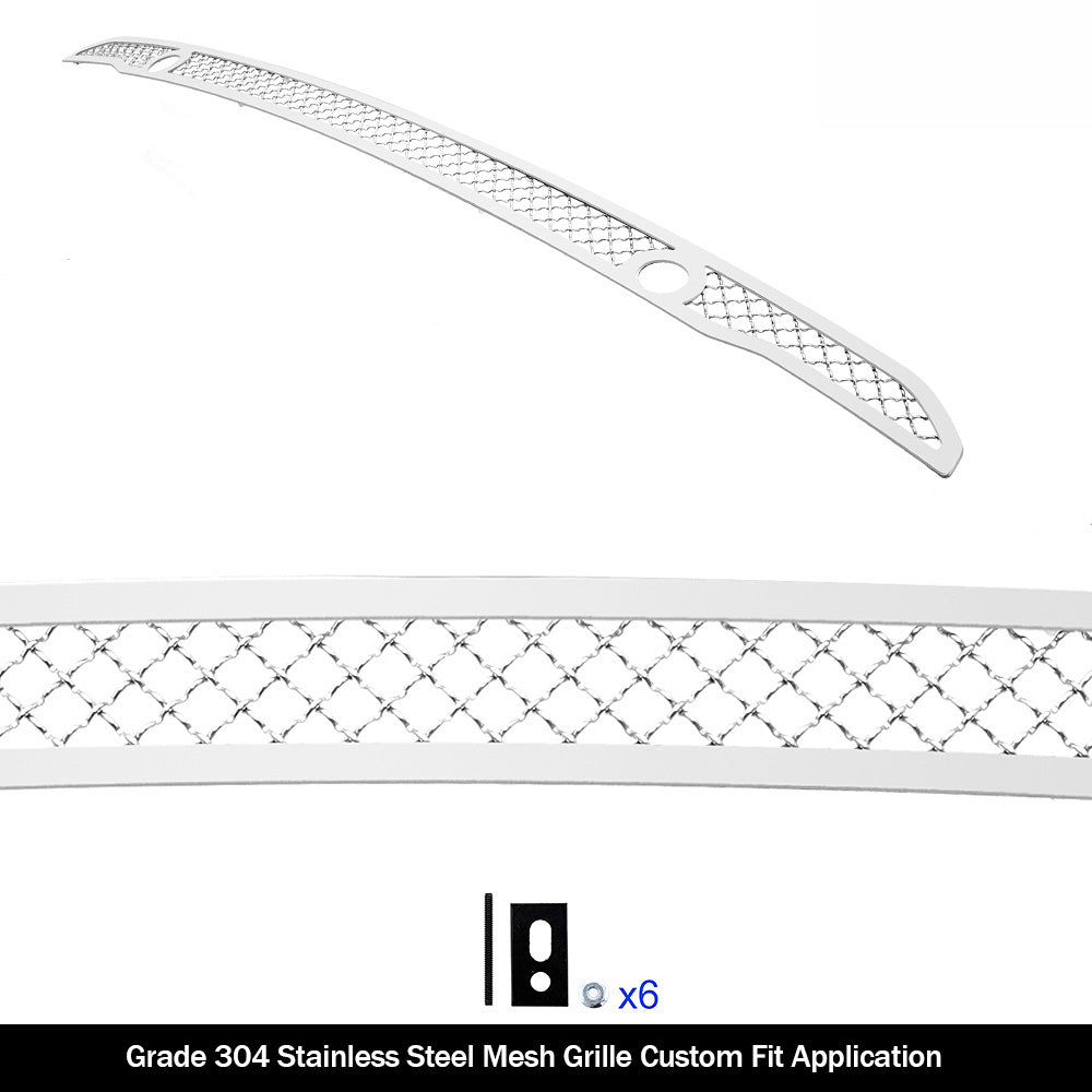 Stainless Steel Lower Bumper Mesh Grille 2019-2024 Ram 1500 Rebel with front sensor/ 2021-2024 Ram 1500 TRX with front sensor GR04GEB05S