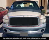 Stainless Steel Main Upper Black Wire Mesh Grille 2002-2005 Dodge Ram 1500 /2002-2005 Dodge Ram 2500 /2002-2005 Dodge Ram 3500 GR04GEB75H