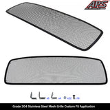 Stainless Steel Main Upper Black Wire Mesh Grille 2002-2005 Dodge Ram 1500 /2002-2005 Dodge Ram 2500 /2002-2005 Dodge Ram 3500 GR04GEB75H