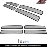 Stainless Steel Main Upper Black Wire Mesh Grille 1994-2001 Dodge Ram Not For Sport GR04GEG21H