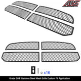 Stainless Steel Main Upper Black Wire Mesh Grille 2013-2018 Ram 1500 Honeycomb Style Only/2019-2021 Ram 1500 Classic Honeycomb Style Only GR04GEI19K