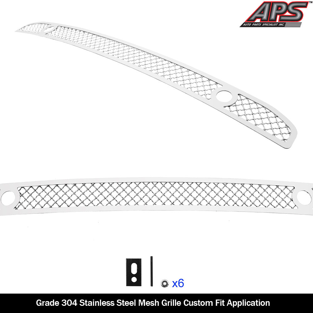 Stainless Steel Lower Bumper Mesh Grille 2019-2024 Ram 1500 With Sensor (Excl. 19-23 Ram 1500 Classic, Excl. Rebel And TRX) GR04GEJ21S