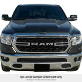 Stainless Steel Lower Bumper Black Wire Mesh Grille 2019-2024 Ram 1500 Without Sensor (Excl. 19-24 Ram 1500 Classic, Excl. Rebel And TRX) GR04GEJ31K