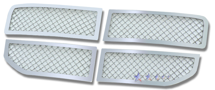 Stainless Steel Main Upper Mesh Grille 2007-2011 Dodge Nitro GR04GFD73S