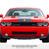 Stainless Steel Lower Bumper Black Wire Mesh Grille 2009-2010 Dodge Challenger GR04GFF08H