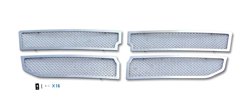 Stainless Steel Main Upper Mesh Grille 2008-2011 Dodge Dakota GR04GFF11T