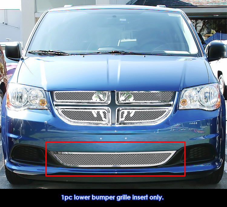 Stainless Steel Lower Bumper Mesh Grille 2011-2020 Dodge Grand Caravan GR04GFH67T