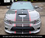 Stainless Steel Main Upper Mesh Grille 2015-2018 Dodge Charger (Only for Daytona and RT SCAT pack and Daytona 392 and SRT 392 and SRT Hellcat) / 2019 Dodge Charger Only for GT and RT GR04GFJ32T