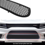 Stainless Steel Lower Bumper Black Wire Mesh Grille Dodge Charger GR04GFJ34H