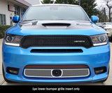 Stainless Steel Lower Bumper Mesh Grille 2018 Dodge Durango Only for RT and SRT With Adaptive Cruise Control/2019-2020 Dodge Durango Only for GT and RT and SRT With Adaptive Cruise Control GR04GFJ36T