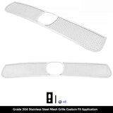 Stainless Steel Lower Bumper Mesh Grille 2018 Dodge Durango Only for RT and SRT With Adaptive Cruise Control/2019-2020 Dodge Durango Only for GT and RT and SRT With Adaptive Cruise Control GR04GFJ36T